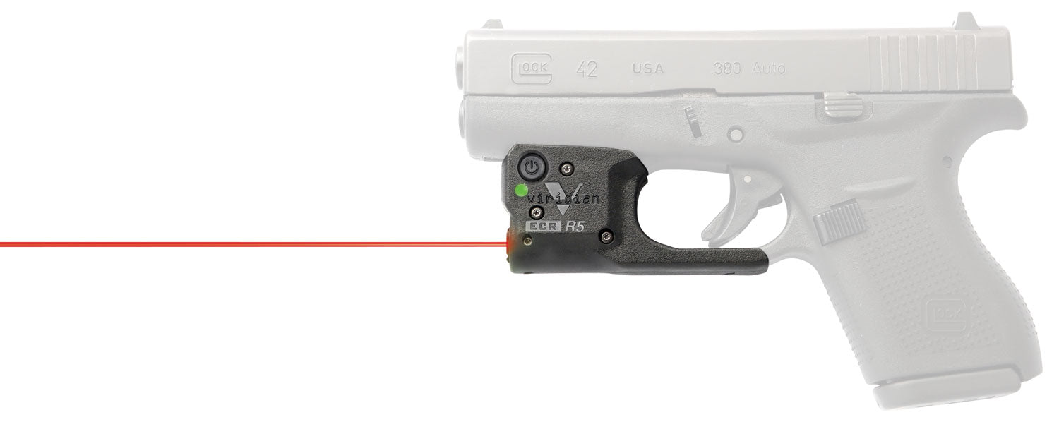 Viridian R5RG42 Reactor R5-R Red Laser Glock 42 Trigger Guard