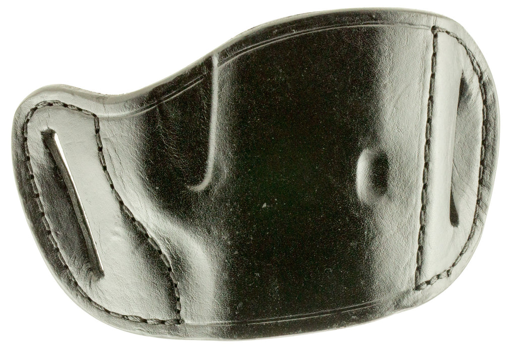 Bulldog MLBM Molded  OWB Black Leather Belt Slide Fits Browning Hi-Power Fits Kahr P45 Right Hand