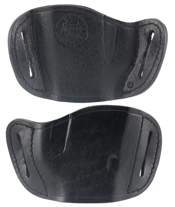 Bulldog MLBL Molded  OWB Black Leather Belt Slide Fits Glock Fits Ruger P85 Fits S&W M&P 40 Right Hand