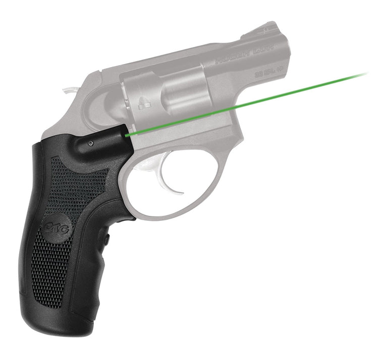 Crimson Trace 0145301 LG-415G Green Lasergrips  Black Ruger LCR