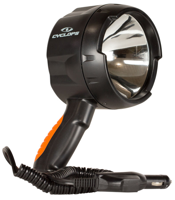 Cyclops CYCHS140012V Spotlight 12V Direct 1400 Lumens White Halogen Black Polymer 450 Meters