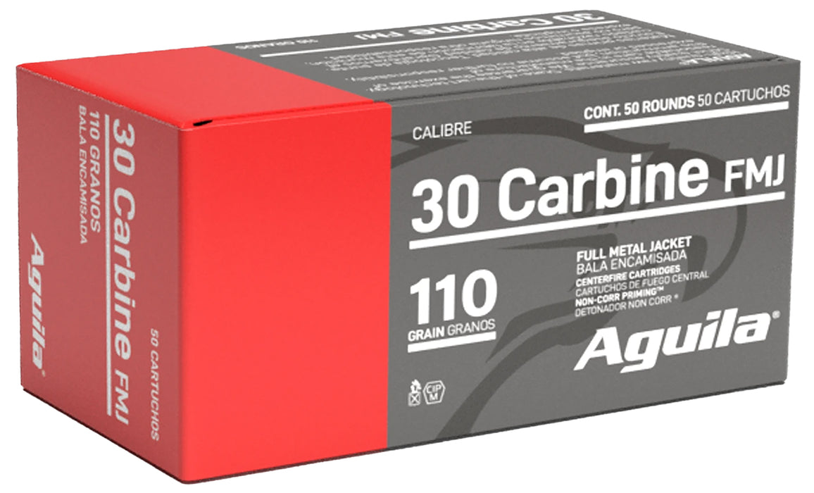 Aguila 1E302110   30Carbine 110gr Full Metal Jacket 50 Per Box/20 Case