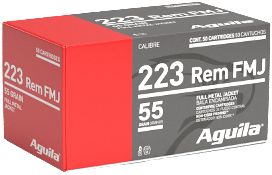 Aguila 1E223110 Target & Range  223 Rem 55 gr Full Metal Jacket (FMJ) 50 Per Box/20 Cs