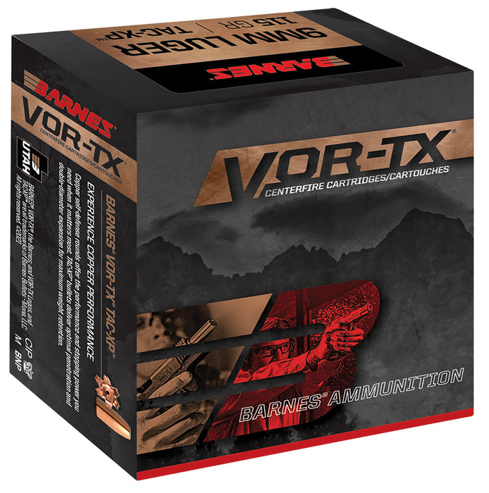 Barnes Bullets 31180 VOR-TX  10mm Auto 155 gr Barnes VOR-TX XPB 20 Per Box/10 Cs