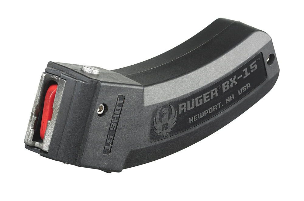 Ruger 90463 BX-15  15rd Magazine Fits Ruger 10/22/SR/American Rimfire/ 77/Charger 22LR BX-15 Black