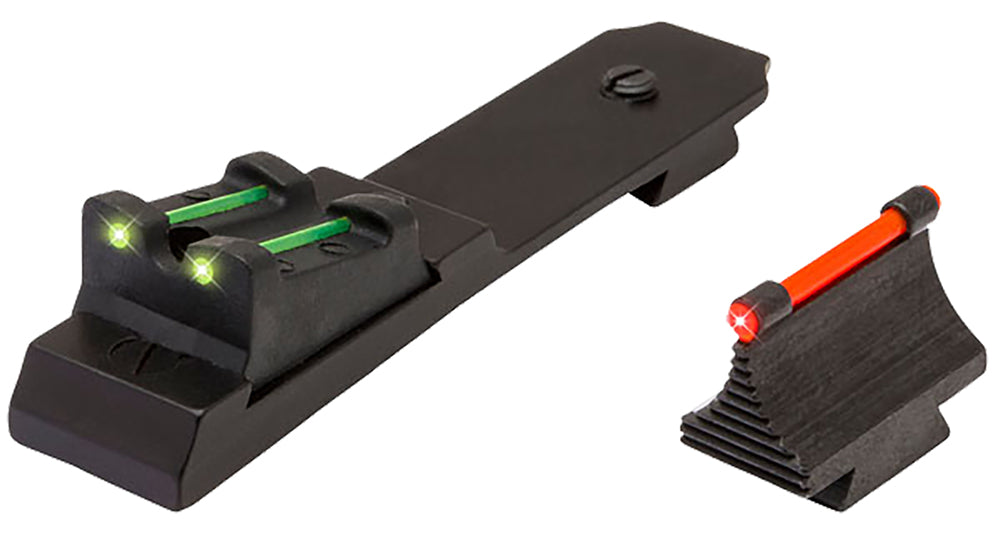 TruGlo TG109 Lever Action Rifle Sights  Black 0.343" Red Front, Green Rear Adjustable for Marlin 336