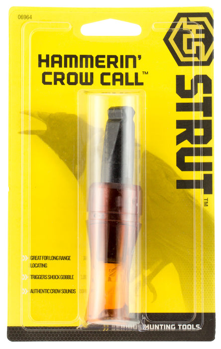 HS Strut 06964 Hammerin' Crow Locator Call Open Call Crow Sounds Attracts Turkeys Root Beer Plastic