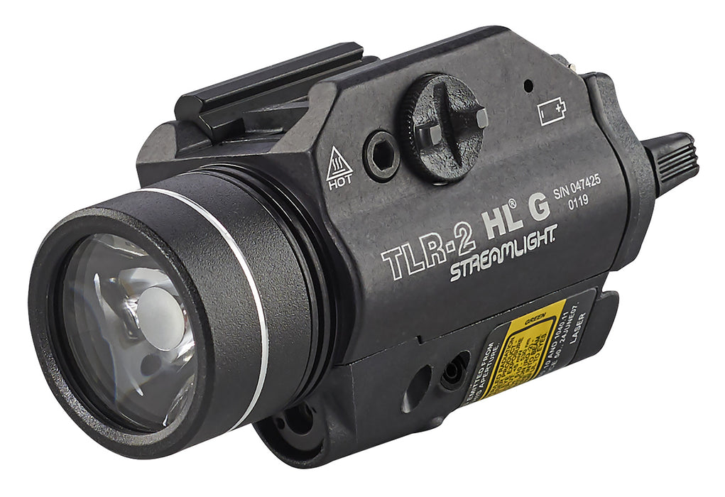 Streamlight 69265 TLR-2 HL G Gun Light  Black Anodized 1,000 Lumens White LED Red Laser