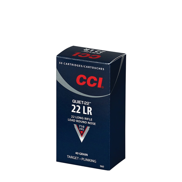 CCI 960 Quiet-22  22LR 40gr Lead Round Nose