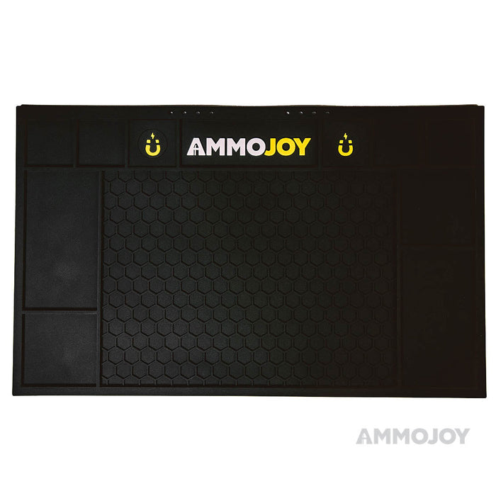 AmmoJoy Silicone Gun Takedown Shop Mat Black with Logo