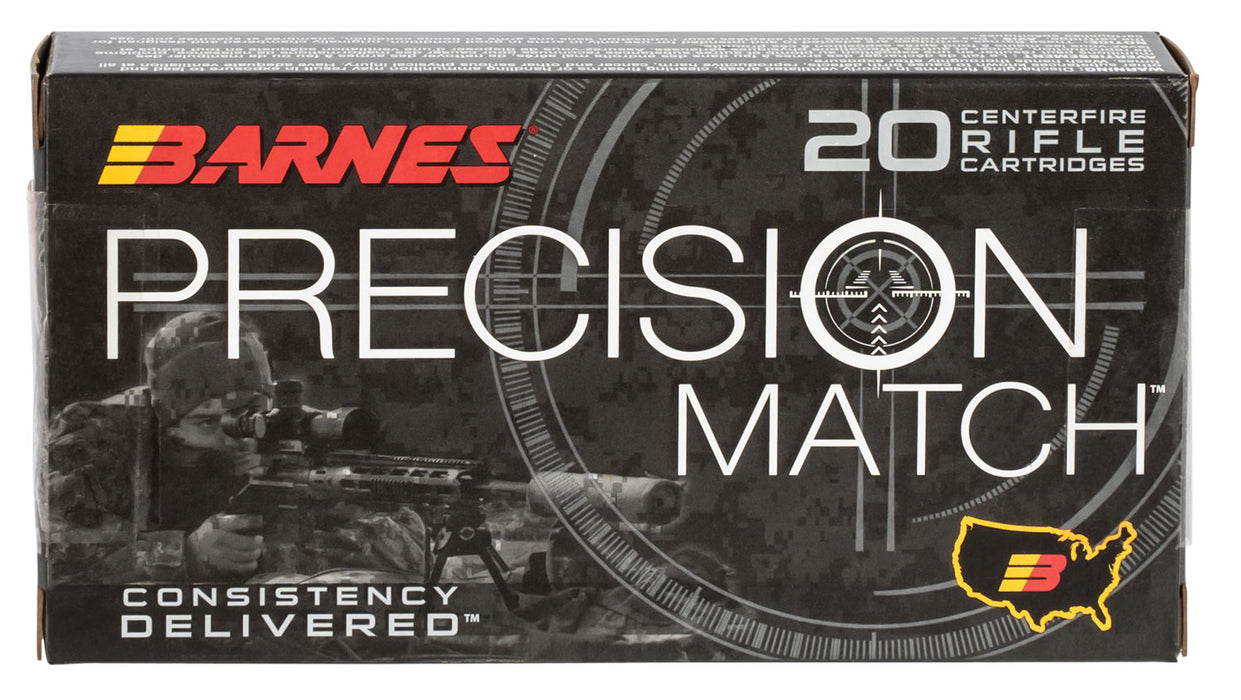 Barnes Bullets 30814 Precision Match  6mm Creedmoor 112 gr 2960 fps Open Tip Match Boat-Tail 20 Bx/10 Cs