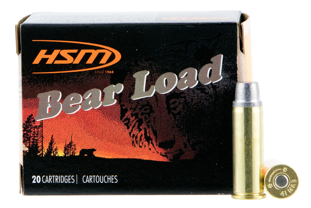 HSM 414N20 Bear Load  41 Rem Mag 230 gr 1233 fps Semi Wadcutter (SWC) 20 Bx/20 Cs