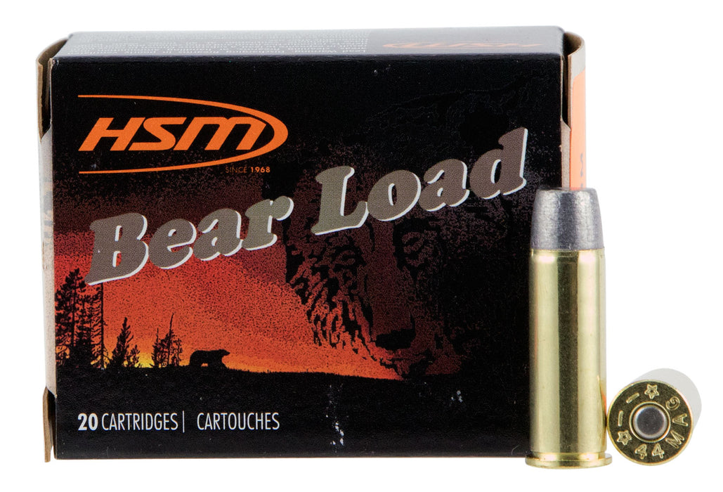 HSM 44M15N20 Bear Load  44 Rem Mag 305 gr 1260 fps Wide Flat Nose (WFN) 20 Bx/20 Cs