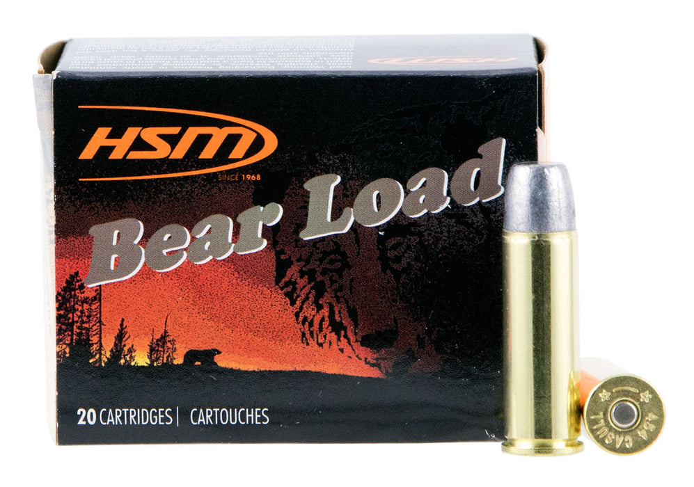 HSM 454C4N20 Bear Load  454 Casull 325 gr 1330 fps Wide Flat Nose (WFN) 20 Bx/20 Cs