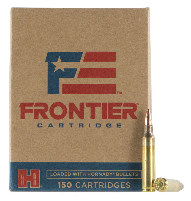 Frontier Cartridge FR2015 Military Grade  5.56x45mm NATO 55 gr 3240 fps Full Metal Jacket (FMJ) 150 Bx/8 Cs