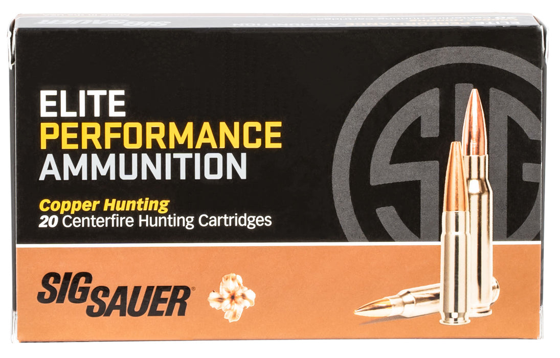 Sig Sauer E3006H120 Elite Copper Hunting  30-06 Springfield 150 gr 2920 fps Copper Solid 20 Bx/10 Cs