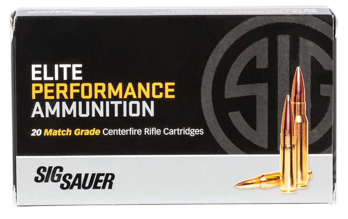 Sig Sauer E3006M220 Marksman Elite  30-06 Springfield 175 gr 2700 fps Open Tip Match (OTM) 20 Bx/10 Cs