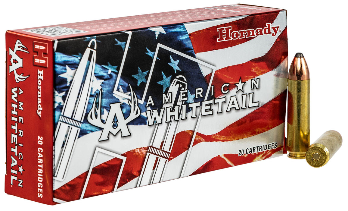 Hornady 82242 American Whitetail  450 Bushmaster 245 gr InterLock 20 Per Box/10 Cs