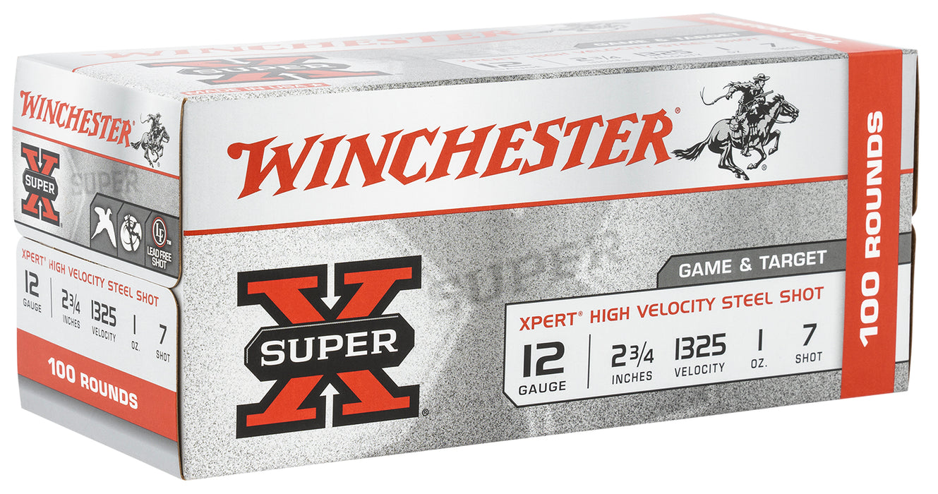 Winchester Ammo WE12GTVP7 Super X Xpert High Velocity 12 Gauge 2.75" 1 oz 1325 fps 7 Shot 100 Bx/2 Cs (Value Pack)