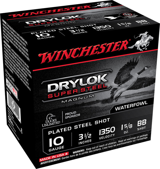 Winchester Ammo XSC10BB DryLock Super Magnum 10 Gauge 3.50" 1 5/8 oz 1350 fps BB Shot 25 Bx/10 Cs