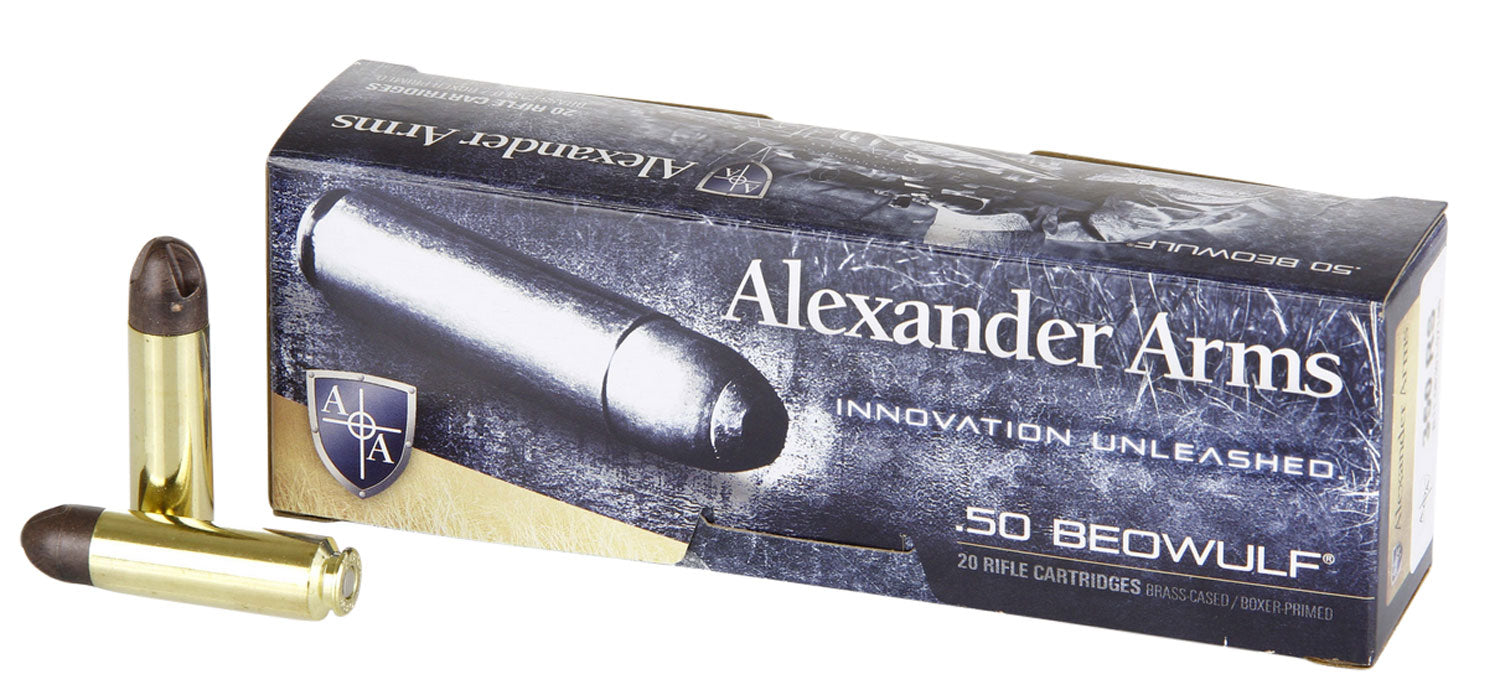 Alexander Arms AB200ARXBX PolyCase Inceptor ARX  50 Beowulf 200 gr Inceptor ARX (IARX) 20 Per Box/10 Cs