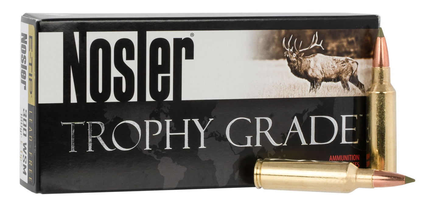 Nosler 40152 E-Tip  300 WSM 180 gr 2900 fps E-Tip Lead-Free 20 Bx/10 Cs