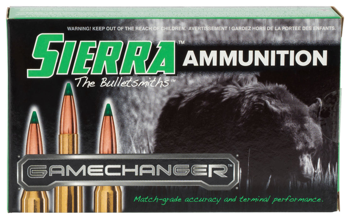 Sierra A466906 GameChanger  30-06 Springfield 165 gr 2800 fps Sierra Tipped GameKing (TGK) 20 Bx/10 Cs