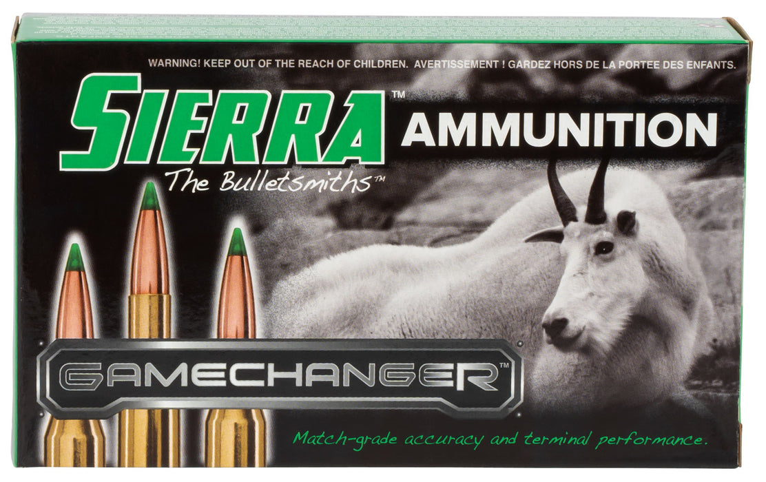 Sierra A455008 GameChanger  7mm Rem Mag 150 gr 3000 fps Sierra Tipped GameKing (TGK) 20 Bx/10 Cs