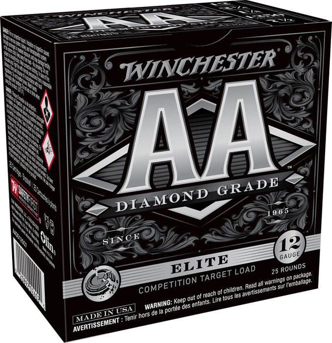 Winchester Ammo AADG12507 AA Diamond Grade 12 Gauge 2.75" 1 1/8 oz 1250 fps 7 Shot 25 Bx/10 Cs