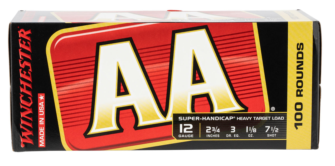 Winchester Ammo AAHA127VP AA Super Handicap Heavy Target 12 Gauge 2.75" 1 1/8 oz 1250 fps 7.5 Shot 100 Bx/2 Cs (Value Pack)