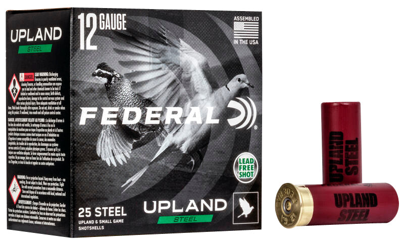 Federal USH1226 Upland Field & Range 12 Gauge 2.75" 1 oz 1375 fps 6 Shot 25 Bx/10 Cs