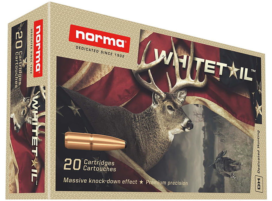 Norma Ammunition 20177382 Dedicated Hunting Whitetail 308 Win 150 gr Pointed Soft Point (PSP) 20 Per Box/ 10 Cs