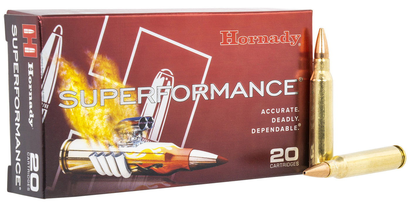 Hornady 812544 Superformance  5.56x45mm NATO 55 gr 3175 fps Copper Alloy eXpanding (CX) 20 Bx/10 Cs