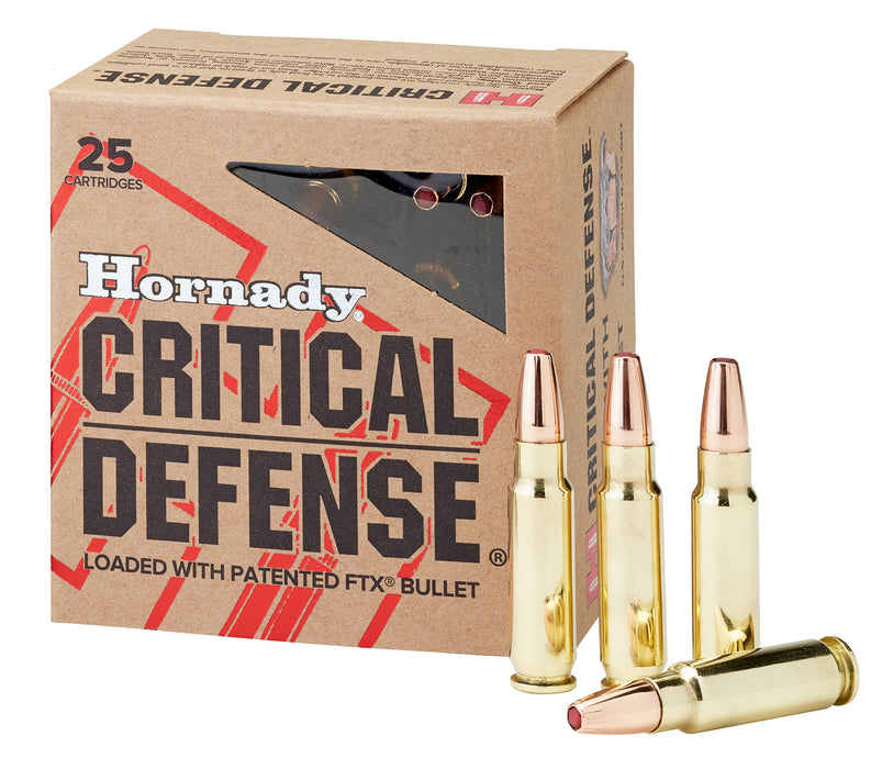 Hornady 90000 Critical Defense  5.7x28mm 40 gr Flex Tip eXpanding 25 Per Box 10 Cs