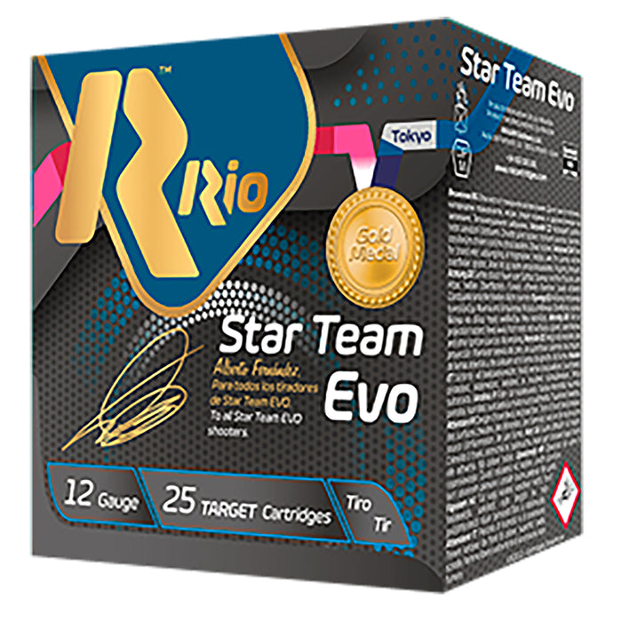 Rio Ammunition STT28LT75 Star Team EVO  12 Gauge 2.75" 1 oz 7.5 Shot 25 Bx/ 10 Cs 28 gram