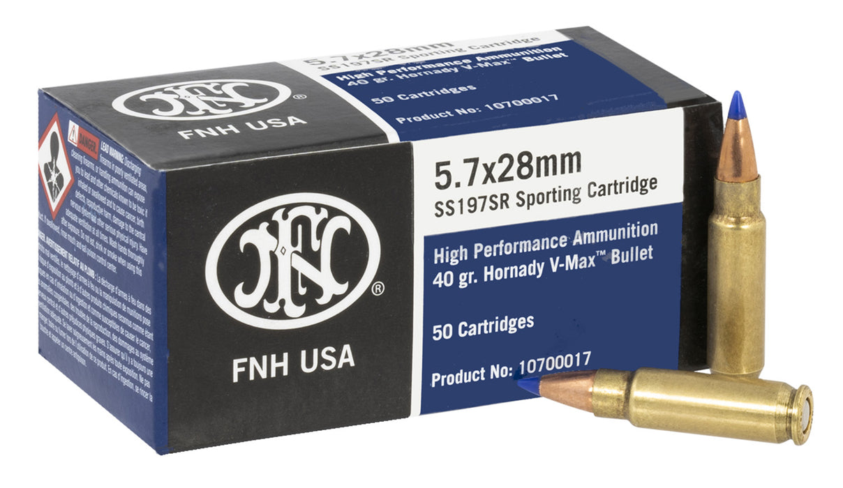FN 10700017 High Performance 5.7x28mm 40gr Hornady V Max