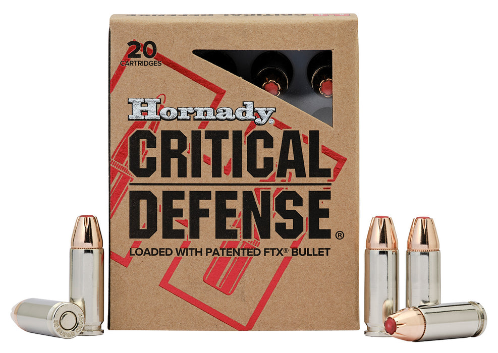 Hornady 90050 Critical Defense  30 Super Carry 100 gr 1250 fps Hornady Flex Tip eXpanding (FTX) 20 Bx/10 Cs