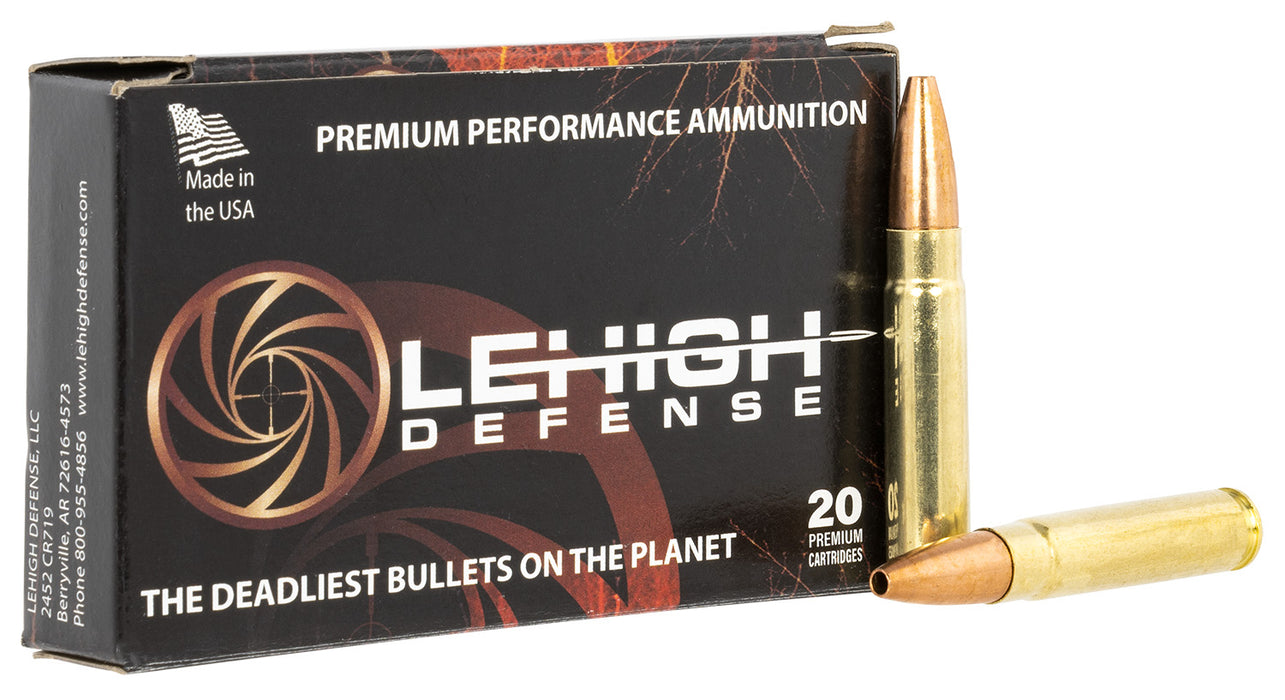 Lehigh Defense LA300HMR125CC Controlled Chaos  300 HAM'R 125 gr 2440 fps Lehigh Defense Controlled Chaos 20 Bx/10 Cs