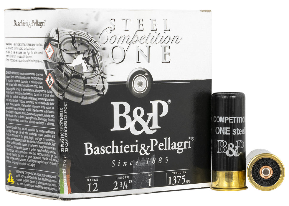 B&P 12B1GCP9 Competition One  12 Gauge 2.75" 1 oz 1375 fps 9 Shot 25 Bx/10 Cs