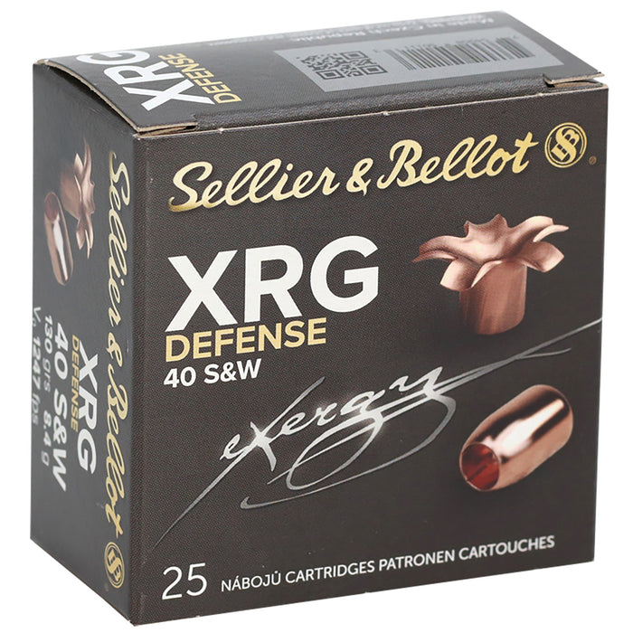 Sellier & Bellot SB40XA   40 S&W 130 gr Solid Copper Hollow Point (SCHP) 25 Per Box/40 Cs