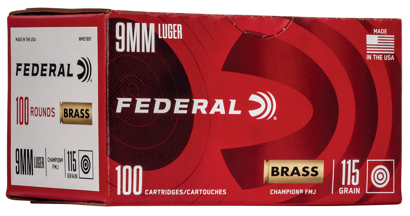 Federal C3090A Champion  30 Super Carry 90 gr Full Metal Jacket (FMJ) 50 Per Box/20 Cs