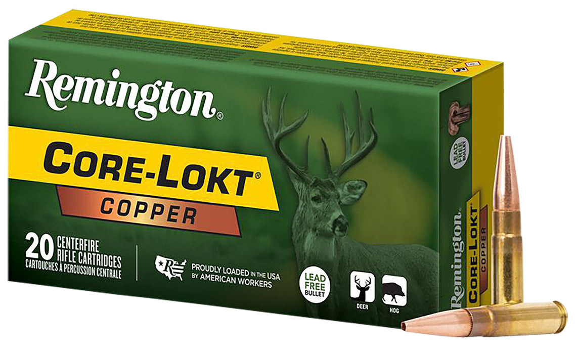 Remington Ammunition R27857 Core-Lokt  300 Blackout 120 gr Copper (HP) 20 Per Box/ 10 Cs