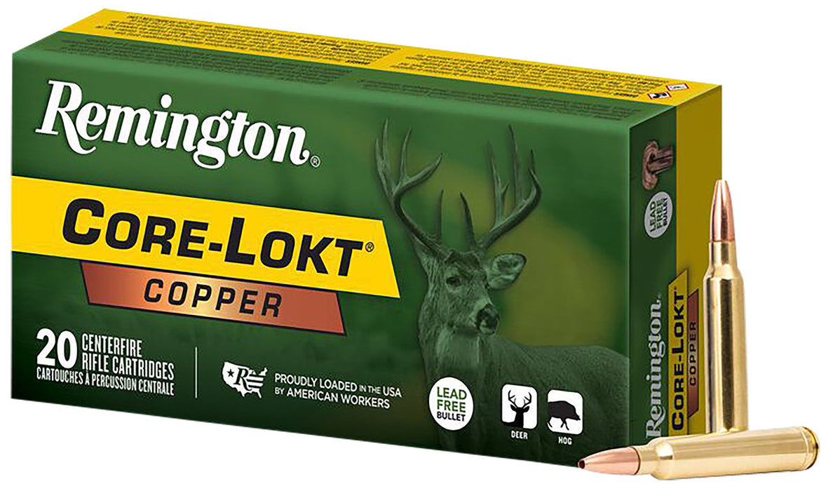 Remington Ammunition R27858 Core-Lokt  300 Win Mag 180 gr Copper (HP) 20 Per Box/ 10 Cs