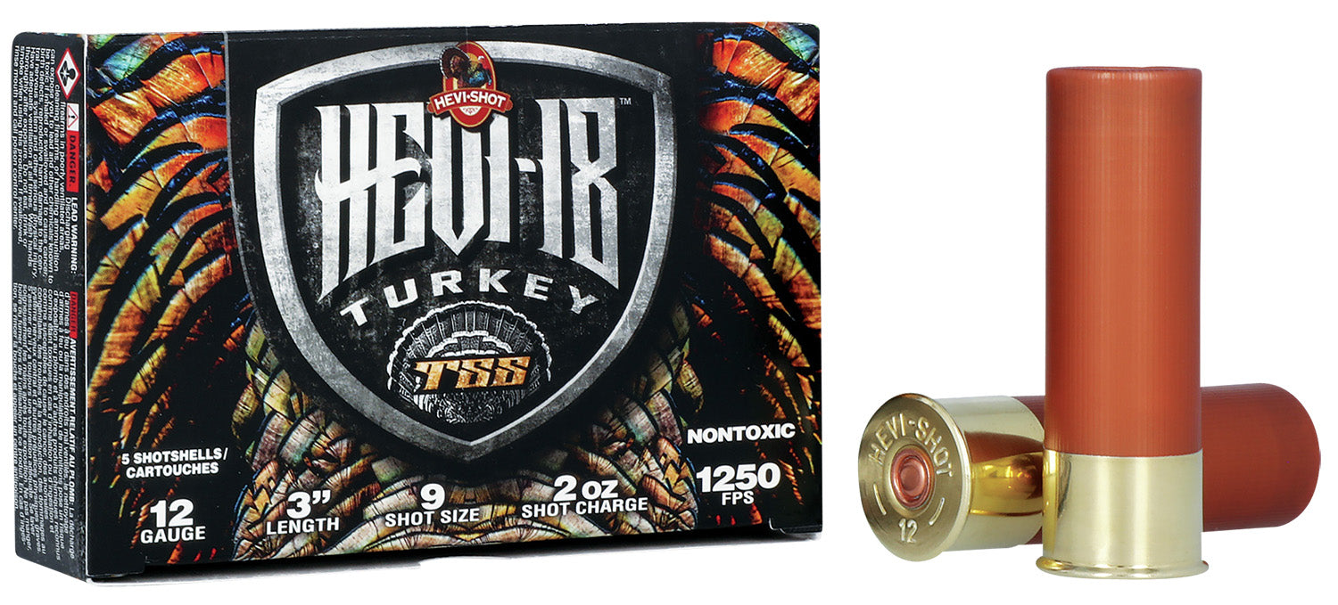 HEVI-Shot HS7109 TSS Turkey 20 Gauge 2.75" 1 1/4 oz 9 Shot 5 Per Box/ 10 Cs