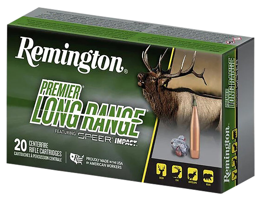 Remington Ammunition R28829 Premier Long Range  7mm PRC 175 gr Speer Impact 20 Per Box/ 10 Cs