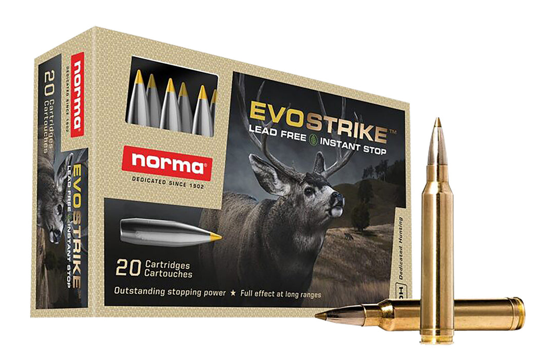 Norma Ammunition 20177372 Dedicated Hunting Evostrike 300 Win Mag 139 gr Hollow Point Boat-Tail (HPBT) 20 Per Box/ 10 Cs