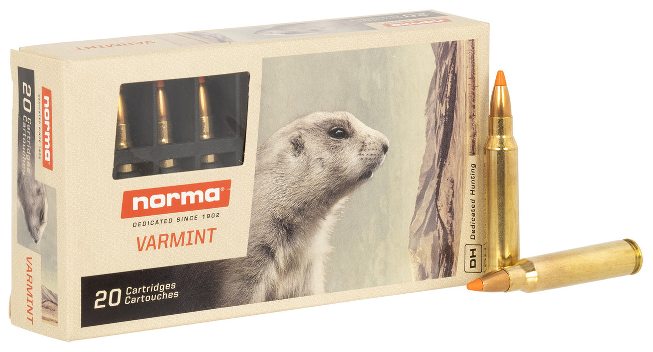 Norma Ammunition 20157352 Dedicated Hunting Varmint .223 Rem 55 gr Polymer Tip 20 Per Box/ 10 Cs