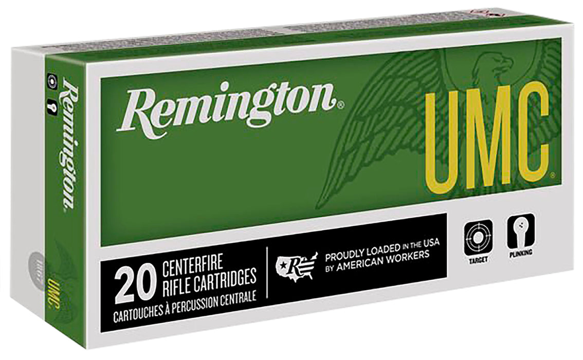 Remington Ammunition 23813 UMC  22-250 Rem 50 gr Jacketed Hollow Point (JHP) 20 Per Box/10 Cs