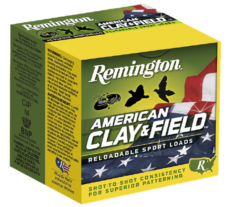 Remington Ammunition 20356 American Clay & Field  12 Gauge 2.75" 1 oz 1200 fps 8 Shot 25 Bx/10 Cs