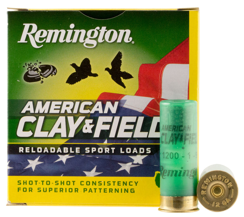 Remington Ammunition 20358 American Clay & Field  12 Gauge 2.75" 1 oz 1200 fps 9 Shot 25 Bx/10 Cs